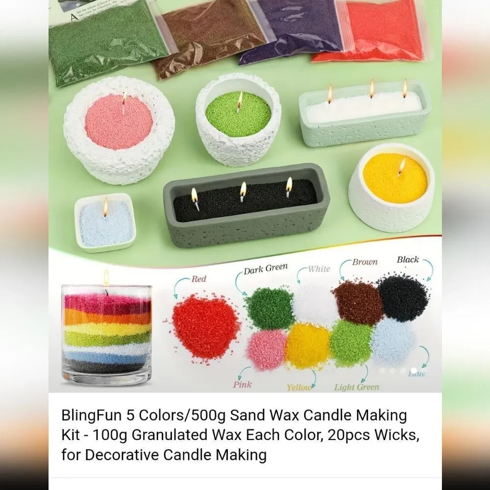 Sand Wax Candle making Kit